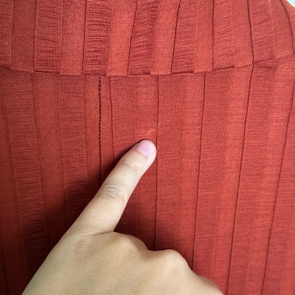 REFORMATION Benton Ribbed Button-Front Sweater Mini Dress - Picture 11 of 11